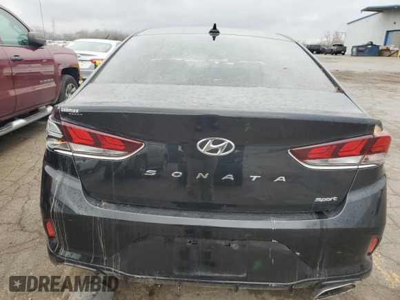 2018 Hyundai Sonata Sport Plus with VIN 5NPE34AF6JH677825, listed as a Copart auction lot 86072924 with Not Provided miles and Clean Title. Bid and sale history available at DreamBid. Image 6.