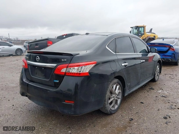 2013 Nissan Sentra SR with VIN 3N1AB7AP0DL648596, listed as a IAAI auction lot 41543087 with 149,614 mi miles. Bid and sale history available at carsss.com. Image 4.