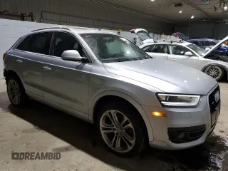 2015 Audi Q3 2.0T Prestige with VIN WA1GFCFS3FR013637, listed as a Copart auction lot 87722265 with 123,721 mi miles and Salvage Title. Bid and sale history available at carsss.com. Image 4.