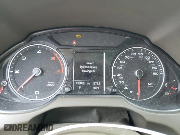 2014 Audi Q5 Prestige with VIN WA1VMAFP3EA065344, listed as a Copart auction lot 64738984 with 138,056 mi miles and Salvage title. Bid and sale history available at DreamBid. Image 9.