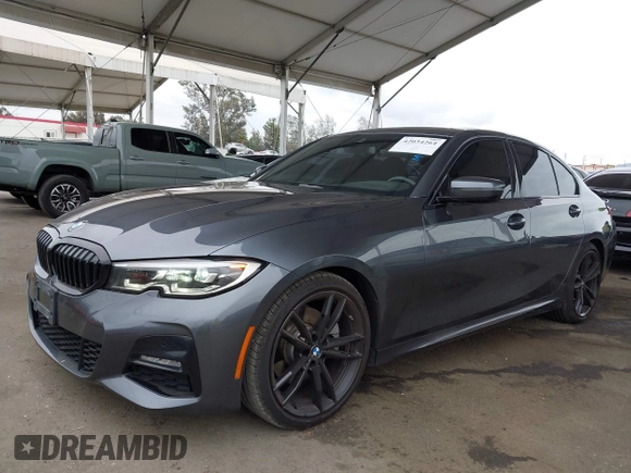 2019 BMW 3 Series 330i with VIN WBA5R1C56KAK07317, listed as a IAAI auction lot 42034264 with 43,448 mi miles and . Bid and sale history available at DreamBid. Image 2.