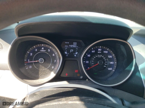 2013 Hyundai Elantra Limited with VIN 5NPDH4AE3DH381394, listed as a Copart auction lot 49690835 with 148,980 mi miles and Salvage Title. Bid and sale history available at carsss.com. Image 9.