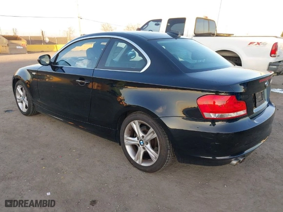 2013 BMW 1 Series 128i with VIN WBAUP9C53DVS95917, listed as a IAAI auction lot 41398338 with 52,160 mi miles. Bid and sale history available at carsss.com. Image 3.
