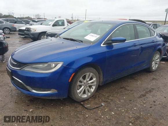 2015 Chrysler 200 Limited with VIN 1C3CCCAB5FN760835, listed as a IAAI auction lot 41566715 with 128,852 mi miles. Bid and sale history available at carsss.com. Image 17.