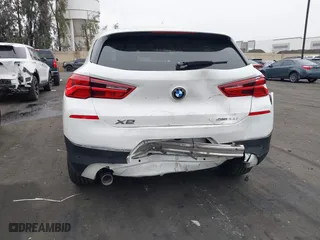 2020 BMW X2 sDrive28i with VIN WBXYH9C02L5P59822, listed as a IAAI auction lot 41893205 with 1 mi miles. Bid and sale history available at carsss.com. Image 6.