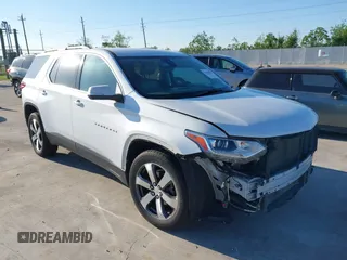 2021 Chevrolet Traverse LT z VIN 1GNERHKWXMJ163645, wystawiony jako IAAI lot #41949887 z przebiegiem 89 448 mil mil oraz . Historia ofert i sprzedaży dostępna na DreamBid. Obrazek 1.