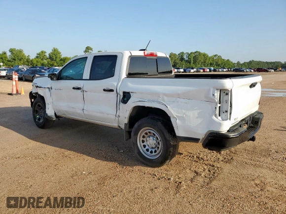 2023 Chevrolet Colorado 2WD Work Truck with VIN 1GCPSBEK5P1136711, listed as a Copart auction lot 65025115 with 29,219 mi miles and Salvage title. Bid and sale history available at DreamBid. Image 2.