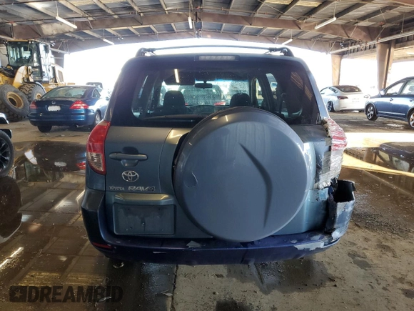 2008 Toyota RAV4 Sport with VIN JTMBK32V486047120, listed as a Copart auction lot 44436455 with 190,085 mi miles and Salvage Title. Bid and sale history available at carsss.com. Image 6.