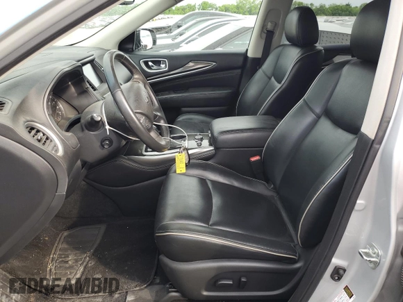 2019 Infiniti QX60 Pure with VIN 5N1DL0MM7KC553229, listed as a Copart auction lot 53257755 with 79,982 mi miles and Salvage title. Bid and sale history available at DreamBid. Image 7.