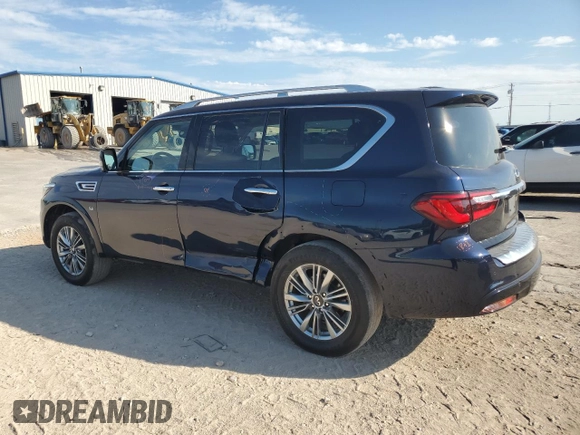 2018 Infiniti QX80 with VIN JN8AZ2NE7J9193002, listed as a Copart auction lot 72752564 with 100,692 mi miles and Salvage Title. Bid and sale history available at carsss.com. Image 2.