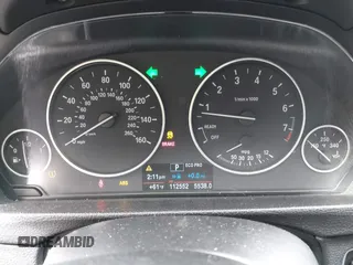 2015 BMW 3 Series 328i with VIN WBA3C1C53FK119723, listed as a IAAI auction lot 41871200 with 112,552 mi miles and . Bid and sale history available at carsss.com. Image 7.