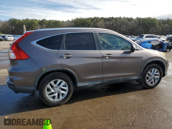 2015 Honda CR-V EX-L with VIN 2HKRM3H76FH525672, listed as a Copart auction lot 43263115 with 156,427 mi miles and Salvage Title. Bid and sale history available at carsss.com. Image 3.