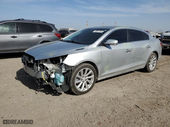 2016 Buick LaCrosse Premium I with VIN 1G4GD5G35GF243080, listed as a Copart auction lot 48561325 with 118,241 mi miles and Salvage Title. Bid and sale history available at carsss.com. Image 1.