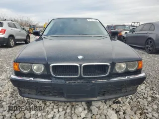 2000 BMW 7 Series 740iL with VIN WBAGH8343YDP06482, listed as a Copart auction lot 81431494 with 150,418 mi miles and Salvage Title. Bid and sale history available at carsss.com. Image 5.