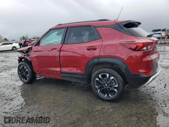 2021 Chevrolet TrailBlazer LT with VIN KL79MRSL9MB033643, listed as a Copart auction lot 48976015 with 28,232 mi miles and Salvage Title. Bid and sale history available at DreamBid. Image 2.