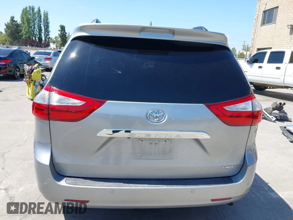 2015 Toyota Sienna XLE with VIN 5TDYK3DC5FS594514, listed as a IAAI auction lot 42183673 with 120,978 mi miles and . Bid and sale history available at DreamBid. Image 16.