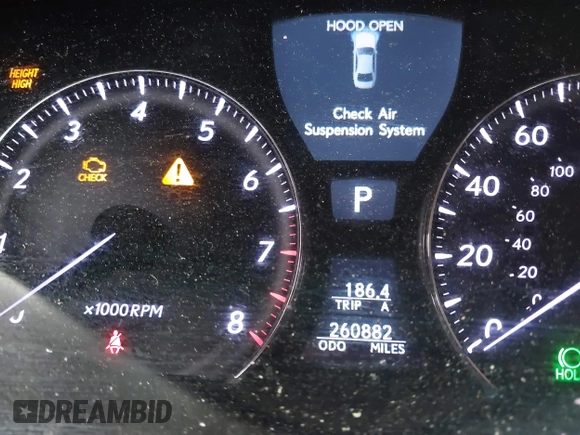 2009 Lexus LS 460 с VIN JTHCL46F095002661, выставлен на аукционе IAAI как лот 41873060 с пробегом 260 882 миль миль и . История ставок и продаж доступна на DreamBid. Изображение 7.