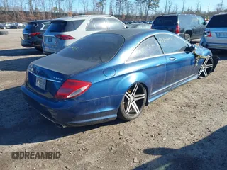 2009 Mercedes-Benz CL-Class 5.5L V8 with VIN WDDEJ86X19A022866, listed as a IAAI auction lot 41681790 with 999,999 mi miles. Bid and sale history available at carsss.com. Image 4.