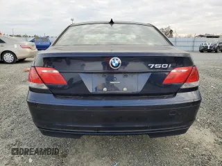 2007 BMW 7 Series 750i with VIN WBAHL835X7DT08910, listed as a Copart auction lot 45055265 with 145,050 mi miles and Clean title. Bid and sale history available at DreamBid. Image 6.