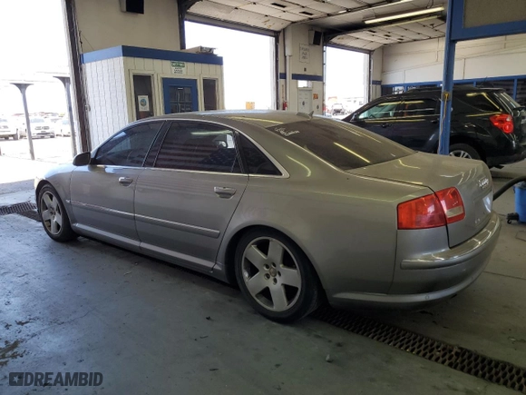 2005 Audi A8 L with VIN WAUML44EX5N012623, listed as a Copart auction lot 61337284 with 163,788 mi miles and Salvage Title. Bid and sale history available at carsss.com. Image 2.