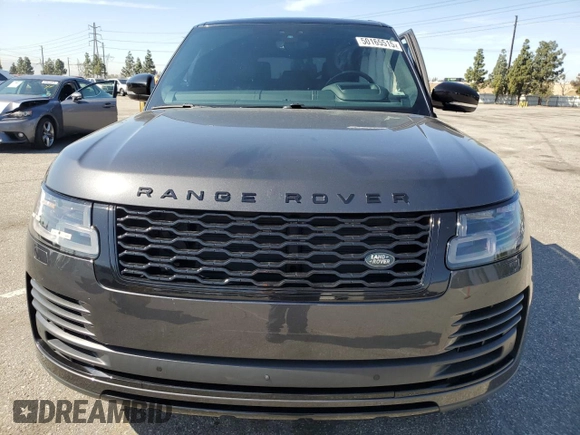 2021 Land Rover Range Rover P525 Westminster with VIN SALGS2SEXMA431953, listed as a Copart auction lot 50165515 with 79,567 mi miles and Salvage title. Bid and sale history available at DreamBid. Image 5.
