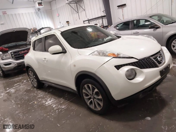 2012 Nissan Juke SV with VIN JN8AF5MV3CT126303, listed as a IAAI auction lot 41609343 with 107,237 mi miles. Bid and sale history available at carsss.com. Image 1.