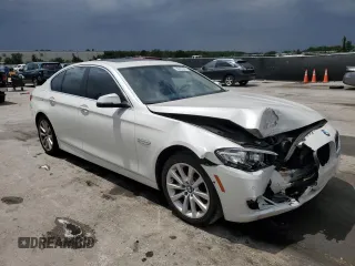 2016 BMW 5 Series 535i xDrive with VIN WBA5B3C56GG254528, listed as a Copart auction lot 56478005 with 141,550 mi miles and Salvage title. Bid and sale history available at DreamBid. Image 4.