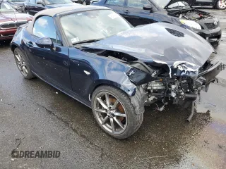 2021 Mazda MX-5 Miata Grand Touring with VIN JM1NDAD73M0451162, listed as a Copart auction lot 42644335 with 20,787 mi miles and Salvage title. Bid and sale history available at DreamBid. Image 4.