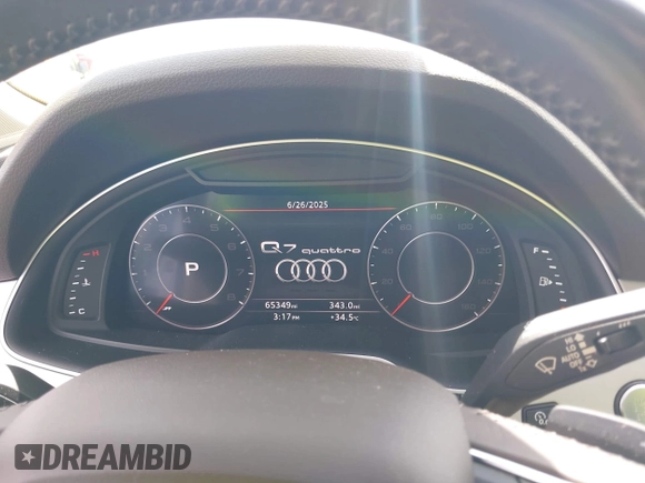 2018 Audi Q7 Premium Plus z VIN WA1LHAF79JD004553, wystawiony jako IAAI lot #42591653 z przebiegiem 65 349 mil mil oraz . Historia ofert i sprzedaży dostępna na DreamBid. Obrazek 7.