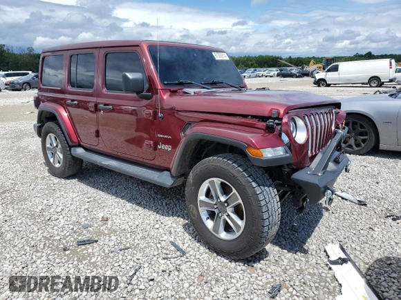 2021 Jeep Wrangler Unlimited Sahara High Altitude с VIN 1C4HJXEG7MW604145, выставлен на аукционе Copart как лот 61352514 с пробегом 55 459 миль миль и Списание • Salvage title. История ставок и продаж доступна на DreamBid. Изображение 4.