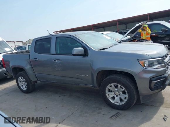 2022 Chevrolet Colorado 2WD LT with VIN 1GCGSCEN3N1308067, listed as a IAAI auction lot 42276385 with 74,665 mi miles and . Bid and sale history available at DreamBid. Image 13.