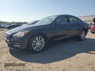 2015 Infiniti Q50 Premium with VIN JN1BV7AR7FM407060, listed as a Copart auction lot 63503495 with 81,897 mi miles and Clean title. Bid and sale history available at DreamBid. Image 1.