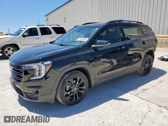 2022 GMC Terrain SLT with VIN 3GKALPEVXNL280050, listed as a Copart auction lot 57501625 with 61,113 mi miles and Salvage title. Bid and sale history available at DreamBid. Image 1.