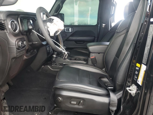 2024 Jeep Wrangler Sahara with VIN 1C4PJXEN2RW109269, listed as a Copart auction lot 47631435 with 21,130 mi miles and Salvage Title. Bid and sale history available at carsss.com. Image 7.