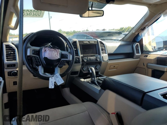 2015 Ford F-150 XL with VIN 1FTEW1CG5FKE08624, listed as a Copart auction lot 60282835 with 141,751 mi miles and Salvage title. Bid and sale history available at DreamBid. Image 8.