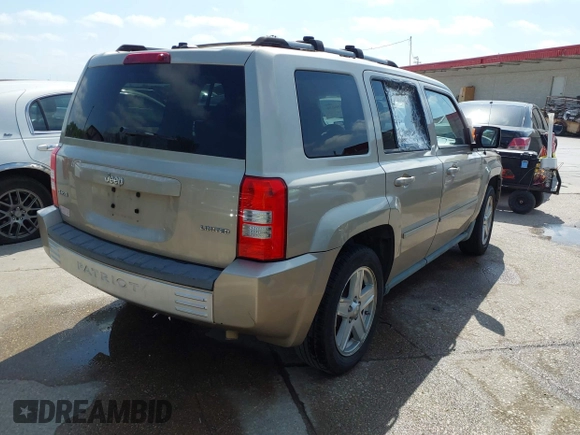 2010 Jeep Patriot Limited with VIN 1J4NF4GB3AD599628, listed as a IAAI auction lot 42056036 with 156,258 mi miles and . Bid and sale history available at carsss.com. Image 4.