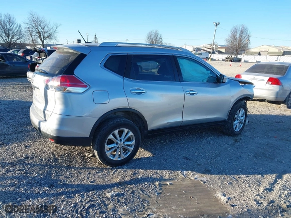 2016 Nissan Rogue S with VIN JN8AT2MV3GW152038, listed as a IAAI auction lot 41417737 with 196,409 mi miles. Bid and sale history available at carsss.com. Image 4.