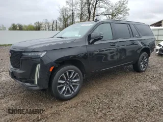 2023 Cadillac Escalade ESV 4WD Sport Platinum z VIN 1GYS4RKL1PR156900, wystawiony jako Copart lot #56356725 z przebiegiem 107 759 mil mil oraz Czysty tytuł • Clean title. Historia ofert i sprzedaży dostępna na DreamBid. Obrazek 1.