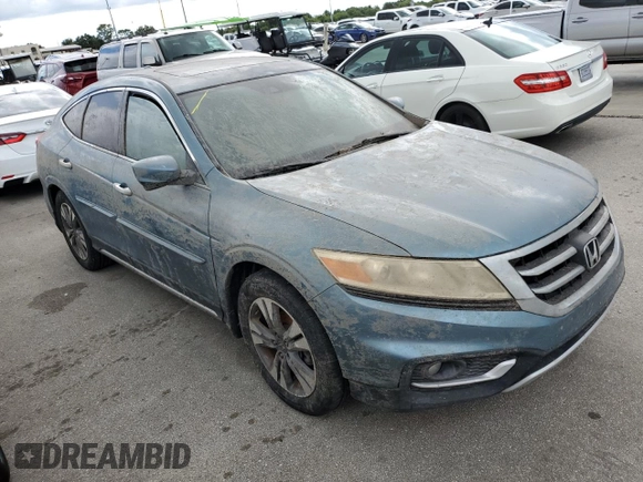 2014 Honda Crosstour EX-L with VIN 5J6TF1H57EL001003, listed as a Copart auction lot 74712234 with 0 mi miles and Salvage Title. Bid and sale history available at carsss.com. Image 4.