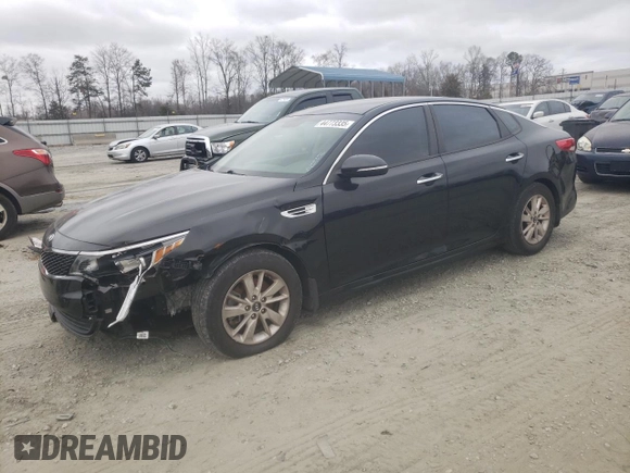 2016 Kia Optima LX with VIN 5XXGT4L34GG102350, listed as a Copart auction lot 44773335 with 134,464 mi miles and Salvage Title. Bid and sale history available at carsss.com. Image 1.