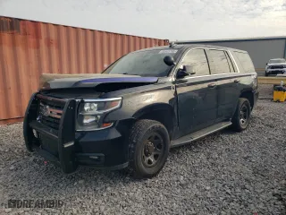 2020 Chevrolet Tahoe Commercial with VIN 1GNLCDEC9LR108980, listed as a Copart auction lot 50940795 with 65,738 mi miles and Salvage Title. Bid and sale history available at carsss.com. Image 1.