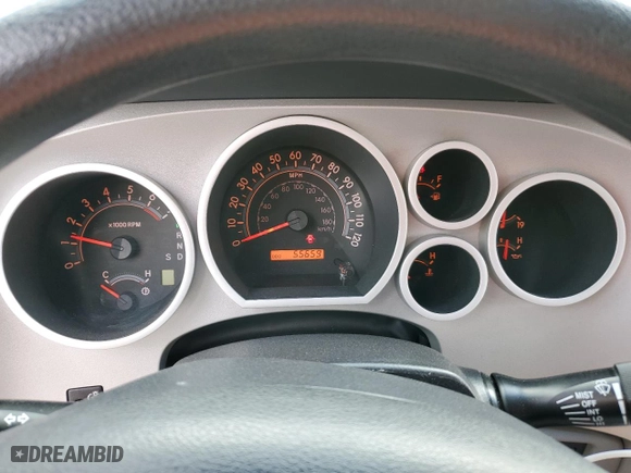 2007 Toyota Tundra SR5 with VIN 5TFBV54127X015143, listed as a Copart auction lot 50008165 with 55,659 mi miles and Clean Title. Bid and sale history available at carsss.com. Image 9.
