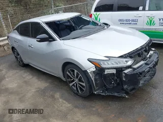 2021 Nissan Maxima SV with VIN 1N4AA6CV0MC506319, listed as a IAAI auction lot 41638982 with 71,792 mi miles and . Bid and sale history available at DreamBid. Image 1.