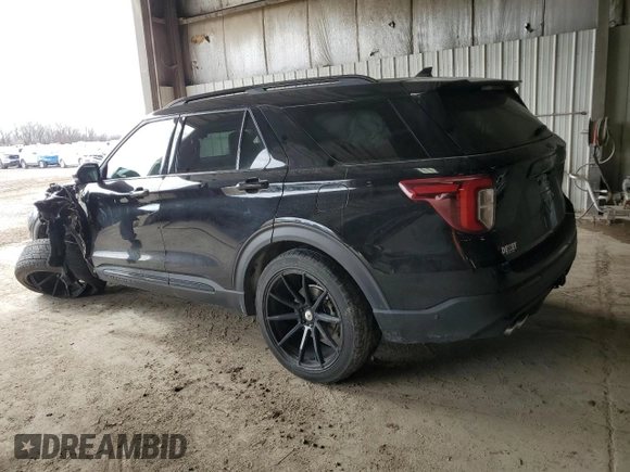 2020 Ford Explorer ST with VIN 1FM5K8GCXLGA41094, listed as a Copart auction lot 46033285 with 47,039 mi miles and Salvage Title. Bid and sale history available at DreamBid. Image 2.
