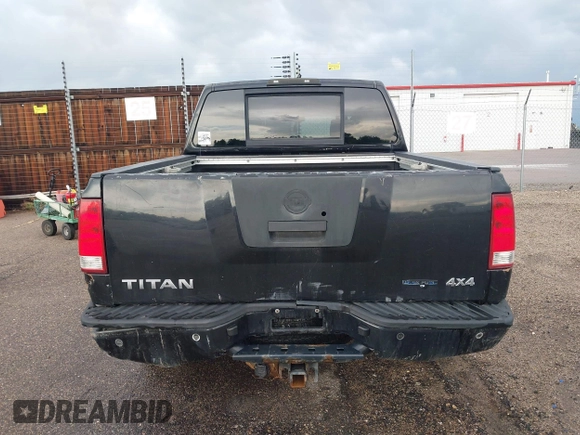 2009 Nissan Titan LE with VIN 1N6BA07CX9N318808, listed as a IAAI auction lot 42522212 with 276,410 mi miles and . Bid and sale history available at DreamBid. Image 16.