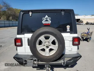2023 Jeep Wrangler Sport S with VIN 1C4HJXDG3PW522449, listed as a Copart auction lot 41622185 with 25,436 mi miles and Salvage Title. Bid and sale history available at DreamBid. Image 6.