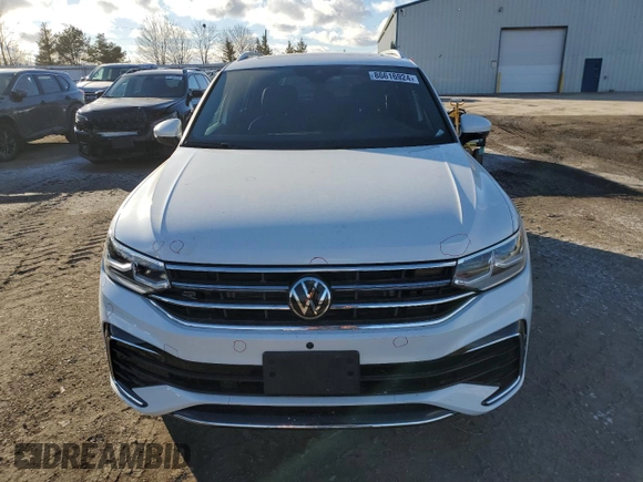 2024 Volkswagen Tiguan SEL R-Line с VIN 3VV4B7AX4RM103708, выставлен на аукционе Copart как лот 86616924 с пробегом 8 682 миль миль и Чистый • Clean title. История ставок и продаж доступна на DreamBid. Изображение 5.