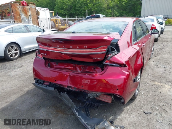 2015 Lincoln MKZ with VIN 3LN6L2G98FR615384, listed as a IAAI auction lot 42340517 with 92,274 mi miles and . Bid and sale history available at DreamBid. Image 6.