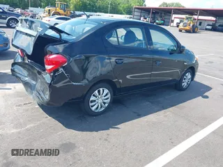 2018 Mitsubishi Mirage ES with VIN ML32F3FJ3JHF04821, listed as a IAAI auction lot 42733344 with 115,867 mi miles and . Bid and sale history available at DreamBid. Image 4.