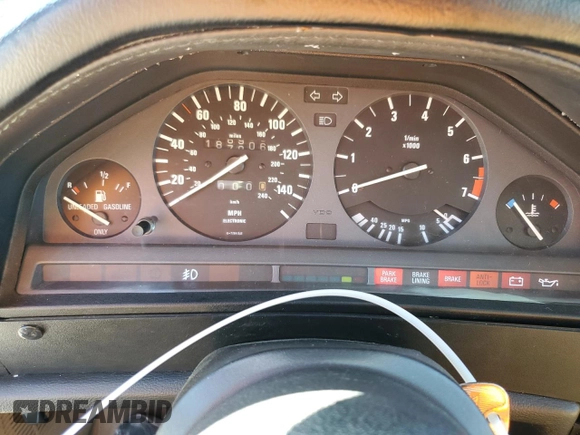 1987 BMW 3 Series 325i with VIN WBAAD2309H2446547, listed as a Copart auction lot 70882344 with 187,806 mi miles and Salvage Title. Bid and sale history available at carsss.com. Image 9.